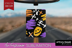 Halloween Air Freshener PNG - Brush Stroke PNG Sublimation Product Image 1