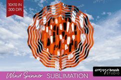Halloween Wind Spinner Sublimation PNG - Brush Stroke Round Product Image 1
