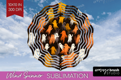 Halloween Wind Spinner Sublimation PNG - Brush Stroke Round Product Image 1