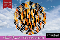 Halloween Wind Spinner Sublimation PNG - Brush Stroke Round Product Image 1