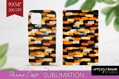Halloween Phone Case PNG - Brush Stroke Case PNG Sublimation Product Image 1