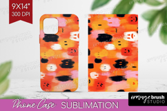 Halloween Phone Case PNG - Brush Stroke Case PNG Sublimation Product Image 1