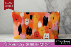 Halloween Cosmetic Bag - Brush Stroke Makeup Bag PNG Product Image 1