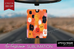Halloween Air Freshener PNG - Brush Stroke PNG Sublimation Product Image 1