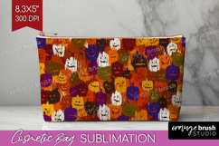 Halloween Cosmetic Bag - Brush Stroke Makeup Bag PNG Product Image 1