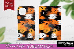 Halloween Phone Case PNG - Brush Stroke Case PNG Sublimation Product Image 1