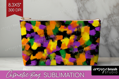 Halloween Cosmetic Bag - Brush Stroke Makeup Bag PNG Product Image 1