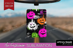 Halloween Air Freshener PNG - Brush Stroke PNG Sublimation Product Image 1