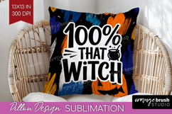 Halloween Quote Pillow Sublimation - Sarcastic Pillow Cover Product Image 1