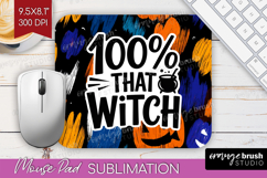Halloween Quote Mouse Pad Sublimation - Sarcastic Mousepad Product Image 1