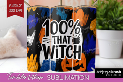 Halloween Quote Tumbler Wrap - Sarcastic Tumbler PNG Product Image 1