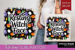 Halloween Quote Tote Bag - Sarcastic Tote Bag PNG Product Image 1
