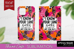 Sarcastic Halloween Quote Phone Case PNG - Brush Stroke Case Product Image 1