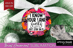 Sarcastic Halloween Quote Ornament PNG - Brush Stroke PNG Product Image 1