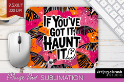 Halloween Quote Mouse Pad Sublimation - Sarcastic Mousepad Product Image 1