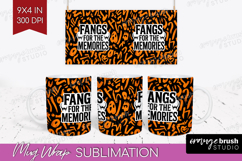 Halloween Quote Mug Wrap - Sarcastic Mug PNG Sublimation Product Image 1
