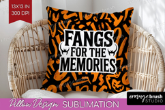 Halloween Quote Pillow Sublimation - Sarcastic Pillow Cover Product Image 1