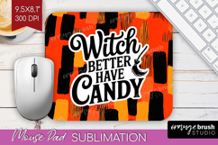Halloween Quote Mouse Pad Sublimation - Sarcastic Mousepad Product Image 1