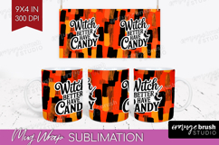 Halloween Quote Mug Wrap - Sarcastic Mug PNG Sublimation Product Image 1