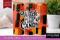 Halloween Quote Tumbler Wrap - Sarcastic Tumbler PNG Product Image 1