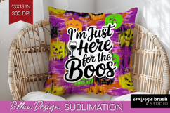 Halloween Quote Pillow Sublimation - Sarcastic Pillow Cover Product Image 1