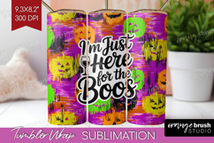 Halloween Quote Tumbler Wrap - Sarcastic Tumbler PNG Product Image 1