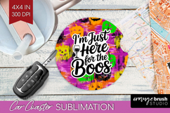 Halloween Quote Car Coaster - Sarcastic Coaster PNG Product Image 1