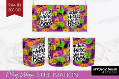 Halloween Quote Mug Wrap - Sarcastic Mug PNG Sublimation Product Image 1