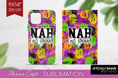 Sarcastic Halloween Quote Phone Case PNG - Brush Stroke Case Product Image 1