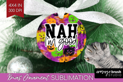 Sarcastic Halloween Quote Ornament PNG - Brush Stroke PNG Product Image 1