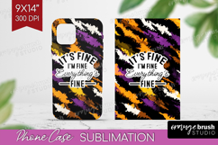 Sarcastic Halloween Quote Phone Case PNG - Brush Stroke Case Product Image 1