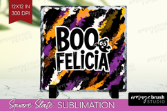 Halloween Quote Slate PNG - Sarcastic Square Slate Product Image 1