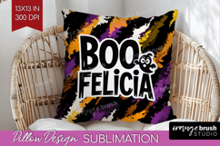 Halloween Quote Pillow Sublimation - Sarcastic Pillow Cover Product Image 1