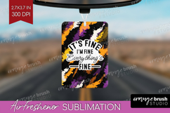 Sarcastic Halloween Quote Air Freshener PNG - Brush Stroke Product Image 1