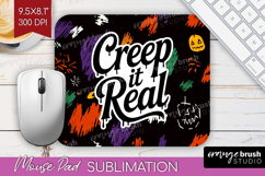 Halloween Quote Mouse Pad Sublimation - Sarcastic Mousepad Product Image 1