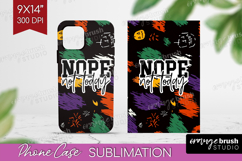 Sarcastic Halloween Quote Phone Case PNG - Brush Stroke Case Product Image 1