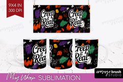 Halloween Quote Mug Wrap - Sarcastic Mug PNG Sublimation Product Image 1