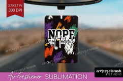 Sarcastic Halloween Quote Air Freshener PNG - Brush Stroke Product Image 1
