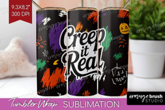 Halloween Quote Tumbler Wrap - Sarcastic Tumbler PNG Product Image 1