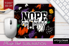 Sarcastic Halloween Quote Mouse Pad Sublimation - Brush PNG Product Image 1