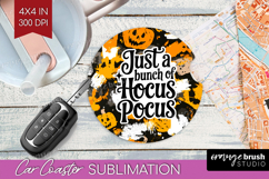 Halloween Quote Car Coaster - Sarcastic Coaster PNG Product Image 1