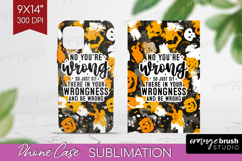 Sarcastic Halloween Quote Phone Case PNG - Brush Stroke Case Product Image 1