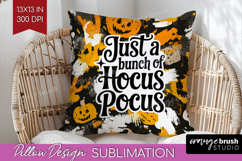 Halloween Quote Pillow Sublimation - Sarcastic Pillow Cover Product Image 1