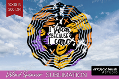 Sarcastic Halloween Quote Wind Spinner Sublimation PNG - Product Image 1