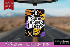 Sarcastic Halloween Quote Air Freshener PNG - Brush Stroke Product Image 1