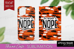 Sarcastic Halloween Quote Phone Case PNG - Brush Stroke Case Product Image 1