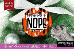 Sarcastic Halloween Quote Ornament PNG - Brush Stroke PNG Product Image 1