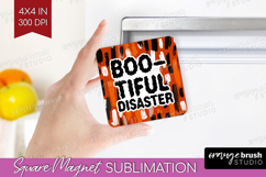 Halloween Quote Magnet Sublimation - Sarcastic Square Magnet Product Image 1