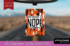 Sarcastic Halloween Quote Air Freshener PNG - Brush Stroke Product Image 1