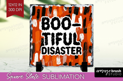 Halloween Quote Slate PNG - Sarcastic Square Slate Product Image 1